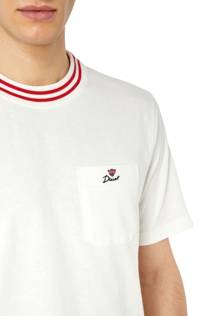 White T-Just-Pocket-Crow Diesel UK