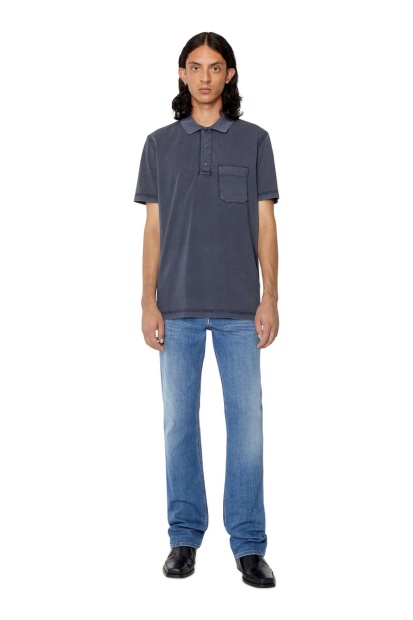 Diesel UK Dark Blue T-Polo-Worky-Dov-Pe