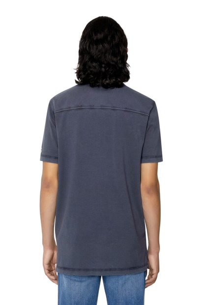 Dark Blue T-Polo-Worky-Dov-Pe Diesel UK