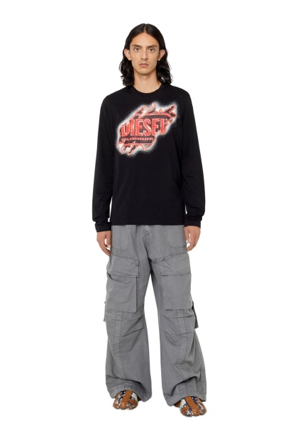 Diesel UK T-Diegor-Ls-E3 Black