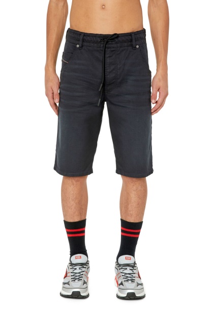 Diesel UK D-Krooshort-Z Joggjeans Black/Dark Grey