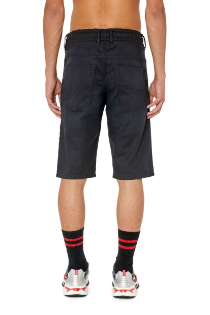 Diesel UK D-Krooshort-Z Joggjeans Black/Dark Grey