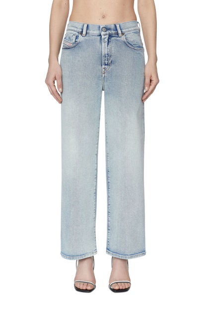 Light Blue Diesel UK 2000 09C08 Bootcut And Flare Jeans