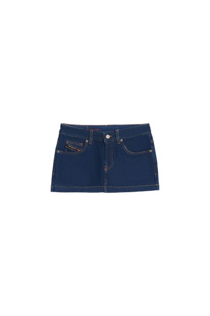Dark Blue Diesel UK De-Ron Mini Skirt