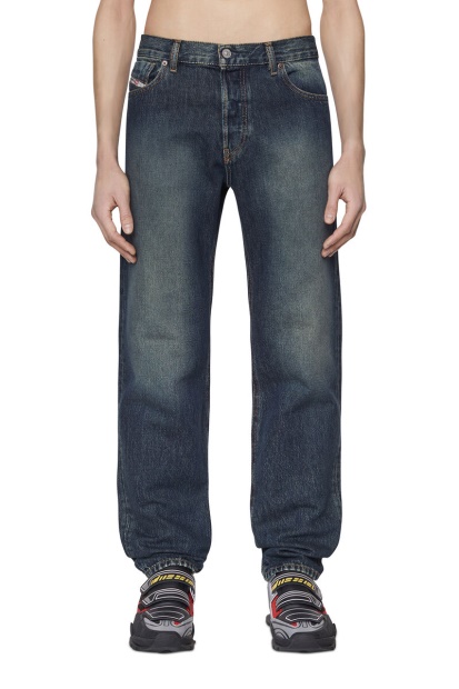 Dark Blue Diesel UK 2010 09C04 Straight Jeans