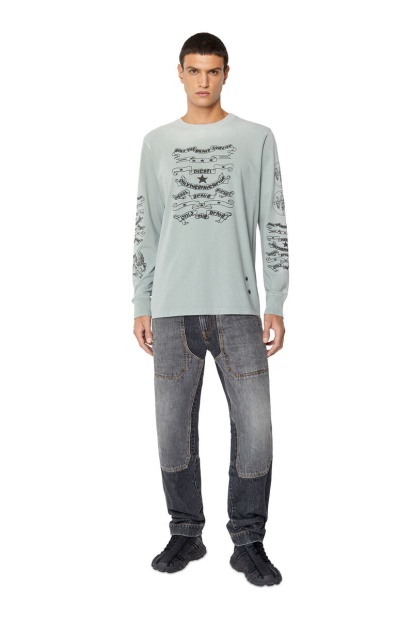 P-5-D 007G4 Straight Diesel UK Black/Dark Grey