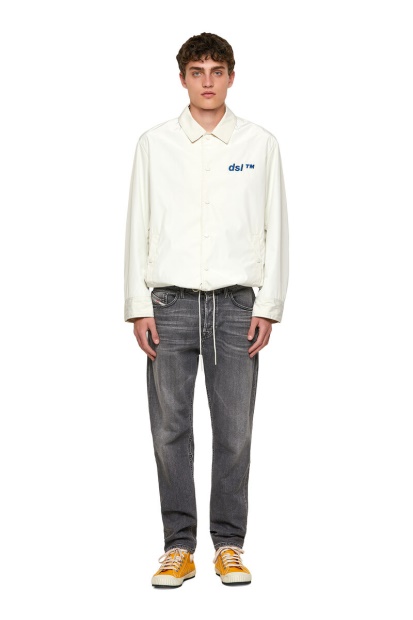 Black/Dark Grey Diesel UK 2005 D-Fining 09A11 Tapered Jeans