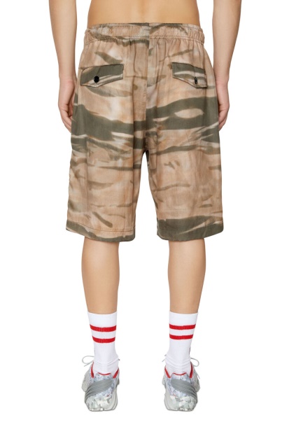 Diesel UK P-Tool-Short-Cmf In Military Green