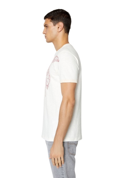 Diesel UK White T-Diering-E1