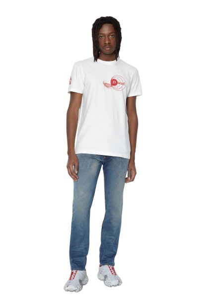 Diesel UK Medium Blue Krooley Joggjeans 068Bd Tapered