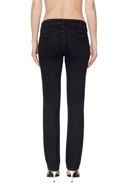 Diesel UK Black/Dark Grey 2002 Z9C25 Straight Jeans