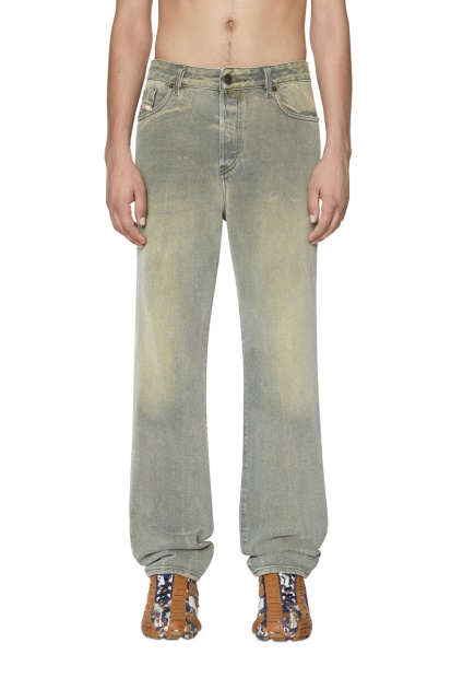 1955 09D87 Straight Jeans Diesel UK Light Grey