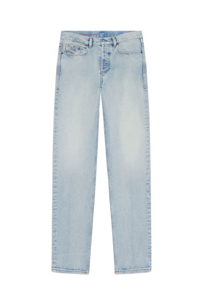 Diesel UK 2010 09C14 Straight Jeans In Light Blue