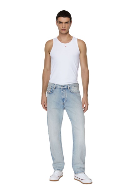 Diesel UK 2010 09C14 Straight Jeans Light Blue