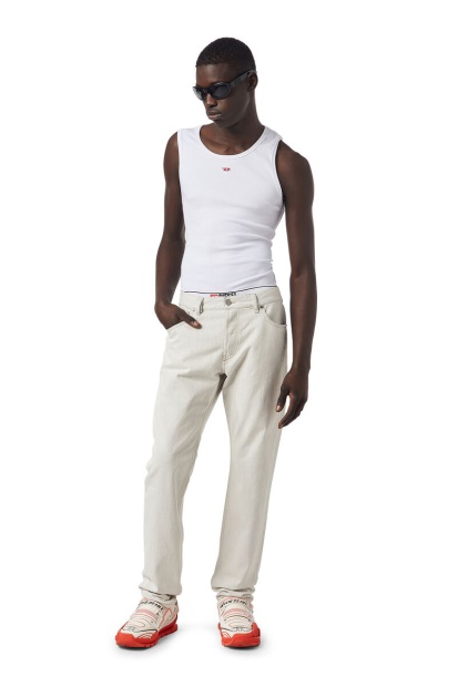 Diesel UK 1995 09B93 Straight Jeans In White