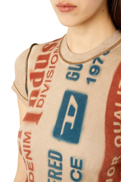 Beige T-Skinzy-G2 Diesel UK