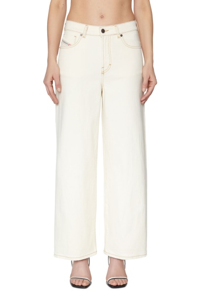 2000 09B94 Bootcut And Flare Jeans Diesel UK White