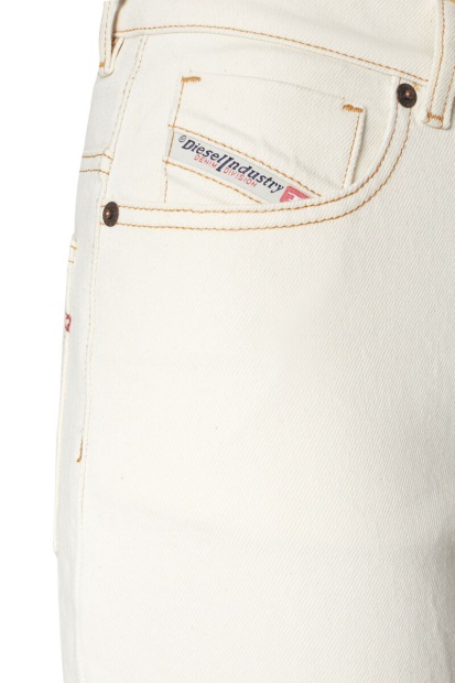 2000 09B94 Bootcut And Flare Jeans Diesel UK White