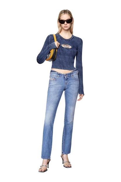 Medium Blue Diesel UK D-Sel 09D27 Straight Jeans