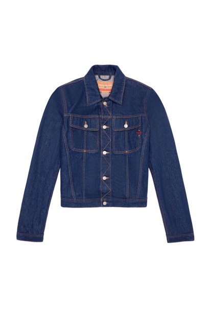 Dark Blue Diesel UK D-Milo Trucker Jacket