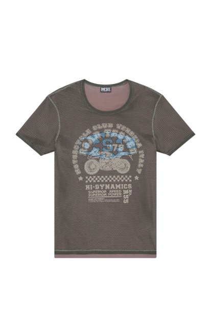 Diesel UK T-Fishy In Dark Grey