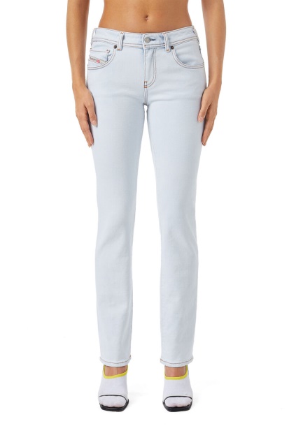 Diesel UK 2002 09C06 Straight Jeans Light Blue