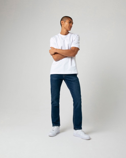 Diesel UK Wilson Straight Indigo Blue Medium Blue