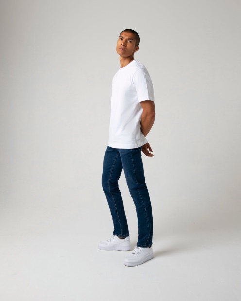 Diesel UK Wilson Straight Indigo Blue Medium Blue