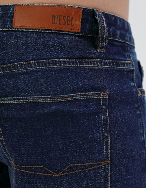 Diesel UK Wilson Straight Indigo Blue Medium Blue