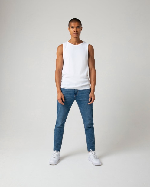 Diesel UK Harrisson Relaxed Taper Washed Blue