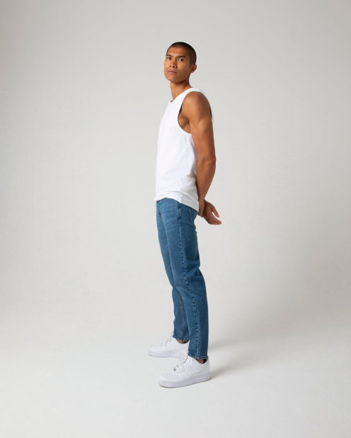 Diesel UK Harrisson Relaxed Taper Washed Blue