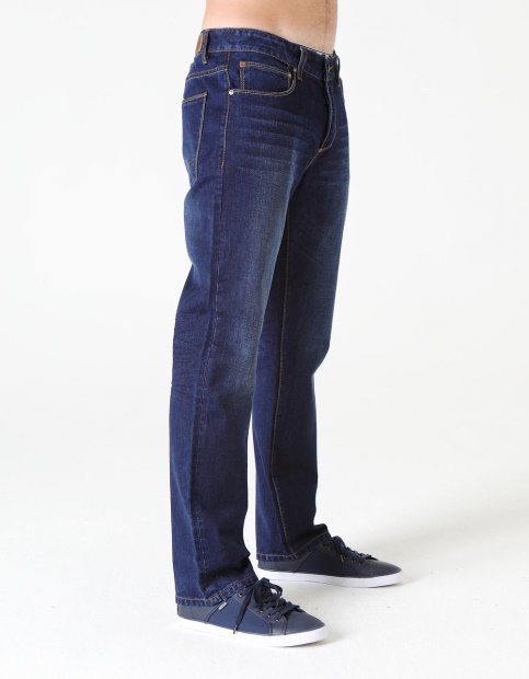 Dark Blue Diesel UK Rudy Straight Washed Indigo