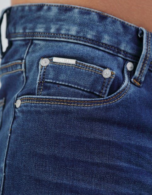 Saxon Skinny Bright Blue Diesel UK Medium Blue