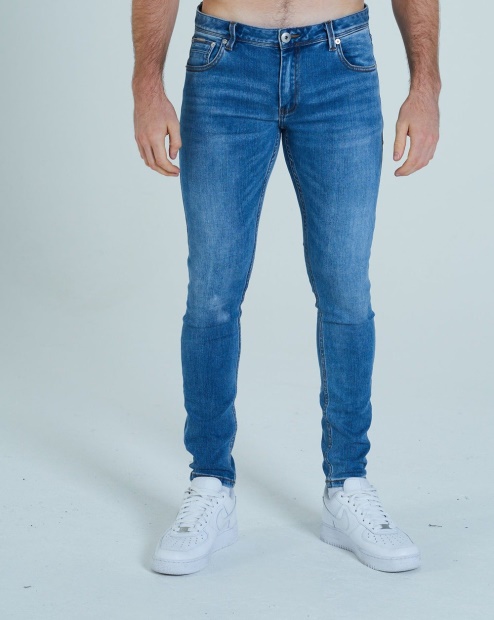 Diesel UK Saxon Skinny Fit Light Blue