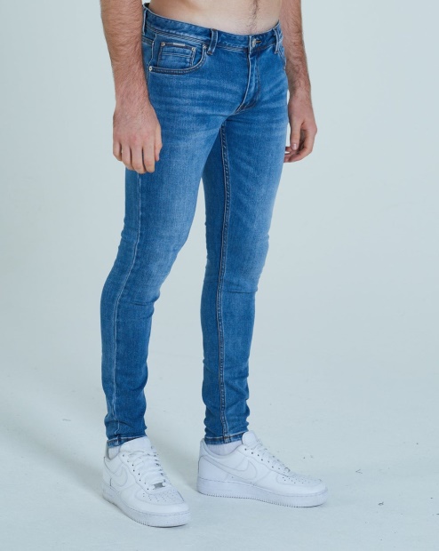 Diesel UK Saxon Skinny Fit Light Blue