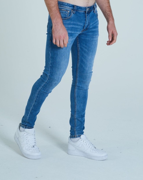 Diesel UK Saxon Skinny Fit Light Blue