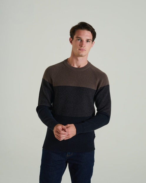 Dan Sweater Walnut Wood Diesel UK Brown