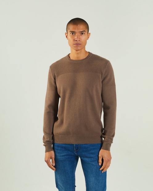Brown Eden Sweater Siltstone Diesel UK