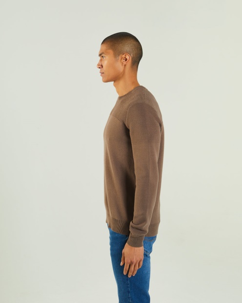 Brown Eden Sweater Siltstone Diesel UK
