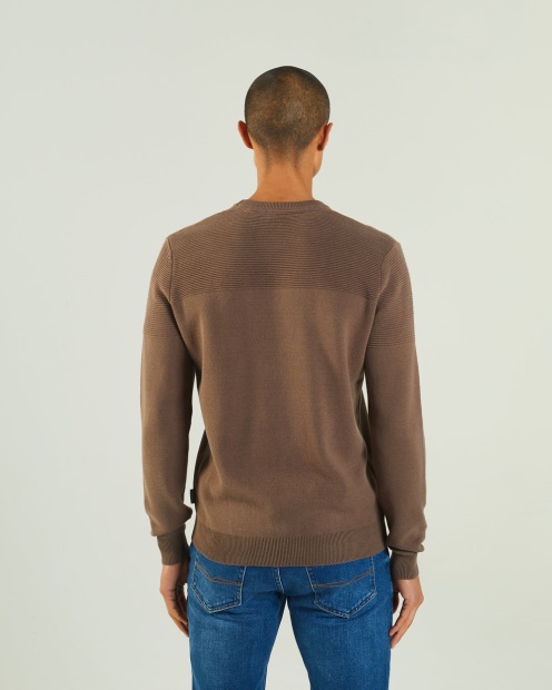 Brown Eden Sweater Siltstone Diesel UK