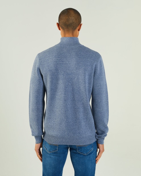 Colter Half Zip Snorkel Mel Diesel UK Blue