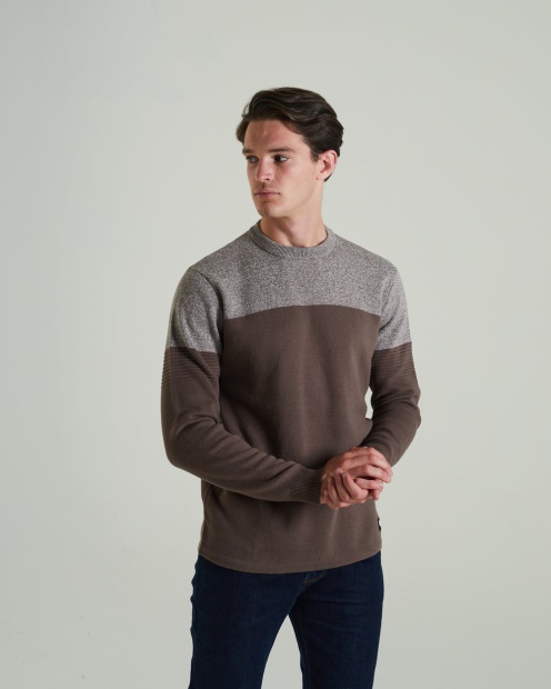 Brown Diesel UK Luigi Sweater Walnut Wood