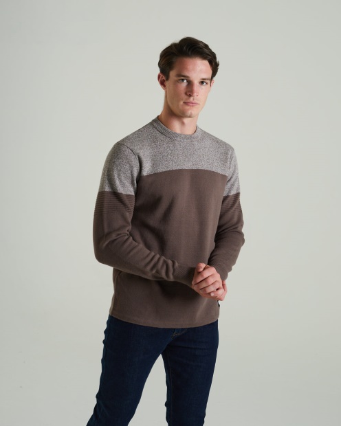 Brown Diesel UK Luigi Sweater Walnut Wood