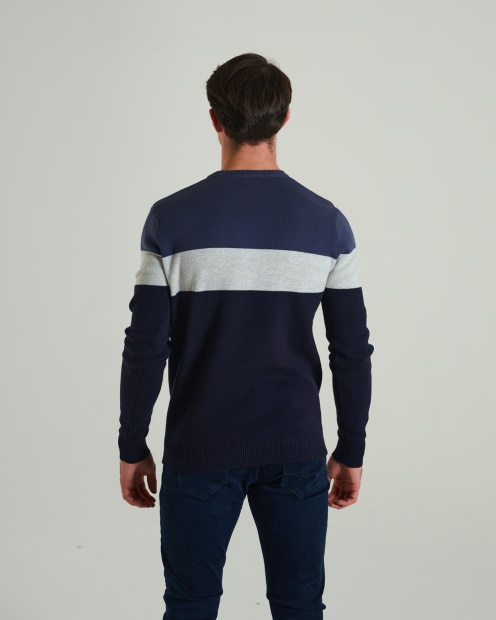 Diesel UK Tim Sweater Steel Indigo Blue