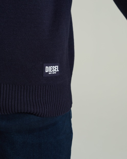 Diesel UK Tim Sweater Steel Indigo Blue