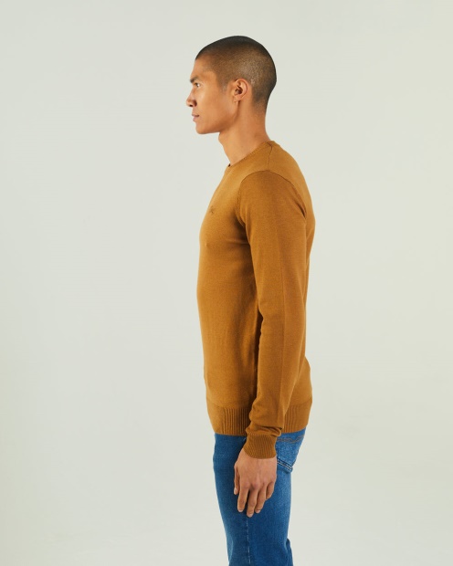 Dylan Round Neck Maple Leaf Diesel UK Brown