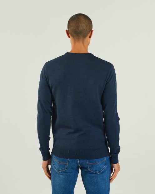 Diesel UK Dylan Round Neck Eclipse Mel Blue