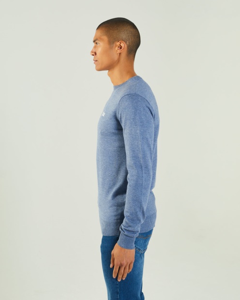 Diesel UK Dylan Round Neck Snorkel Melange Blue