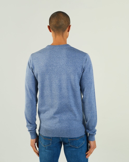 Diesel UK Dylan Round Neck Snorkel Melange Blue