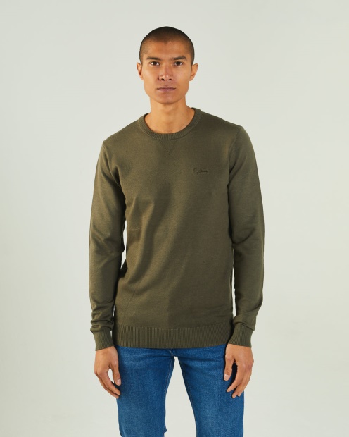 Khaki Diesel UK Dylan Round Neck Combat Green